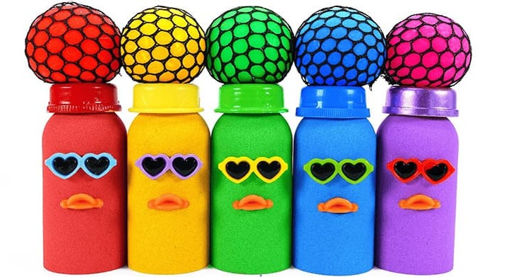 Color Bottle Matching Puzzle for Kids – Find the Missing Funny Bottle or Surprise Toy
