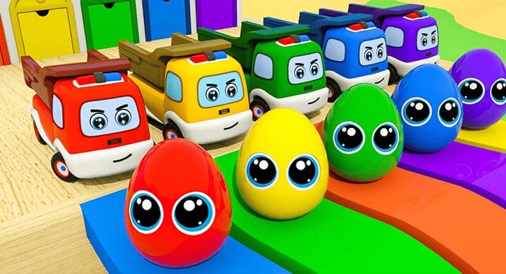 Color Car and Soccer Ball Puzzle for Kids – Find the Missing Vehicle or Ball Piece