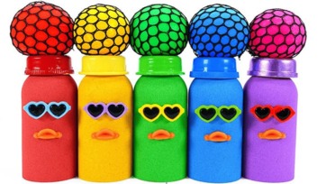 Color Bottle Matching Puzzle for Kids – Find the Missing Funny Bottle or Surprise Toy