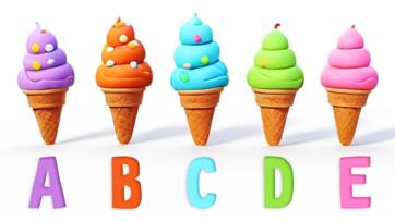 Play Doh Ice Cream Surprise – Toy Unboxing & ABC Learning Fun