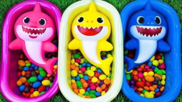 Colorful Sharks Learn Colors for Kids - Fun Color Learning