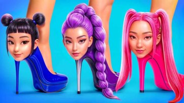 Magic Head Shoes Adventure – The Colorful Walk of Funny Talking Heels