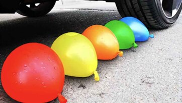 Colorful Water Bead Balloon Fun for Kids - Squishy Rainbow Playtime