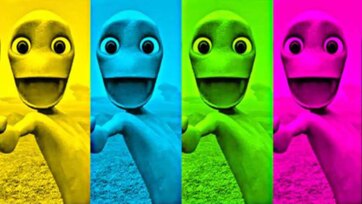 Space Chat with Green and Blue Aliens - A Funny Friendship Story for Kids
